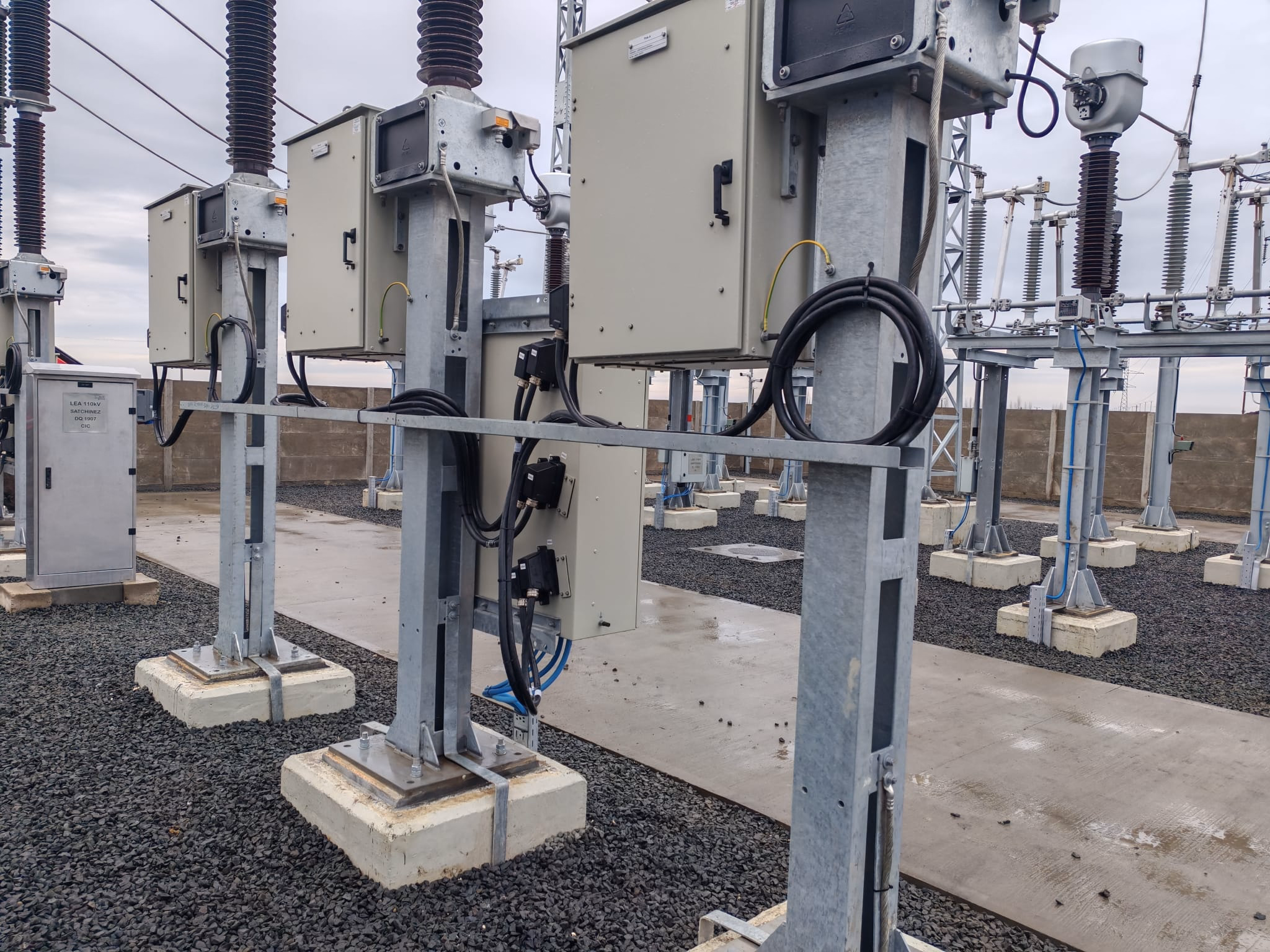 Stație cadru electrică - construcție finalizată